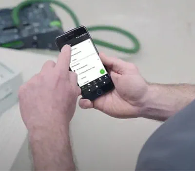Registration via Festool Work App