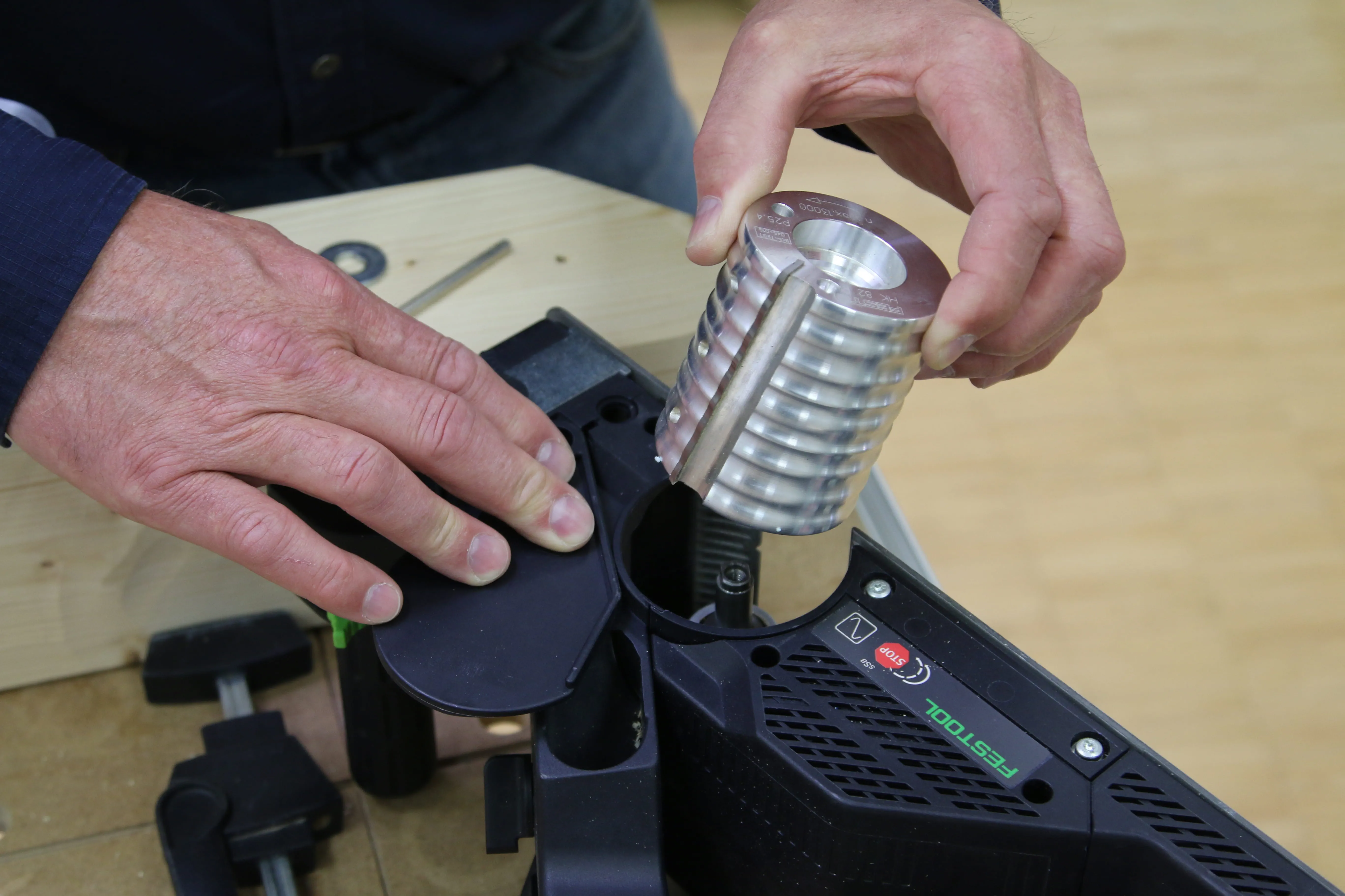 Rustikal-Hobelkopf austauschen