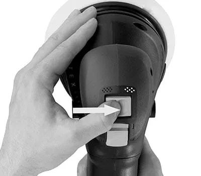 Lackzwischenschliff der Grundierung mit den gleichen Einstellungen