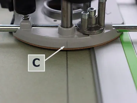 Führungsschiene ausrichten