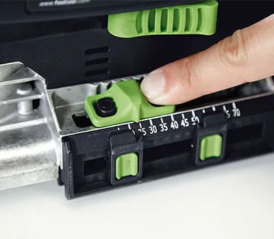 Einstellen Frästiefe