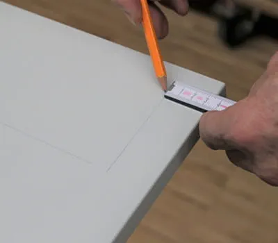 Passleiste einpassen