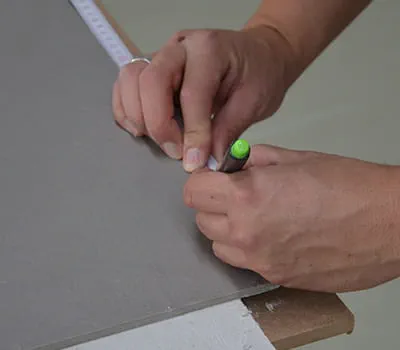 Zeichnen Sie ihr Maß an 