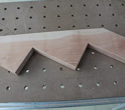 Fertige Treppenwange