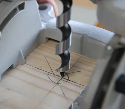 Ausrichten des Bohrständers