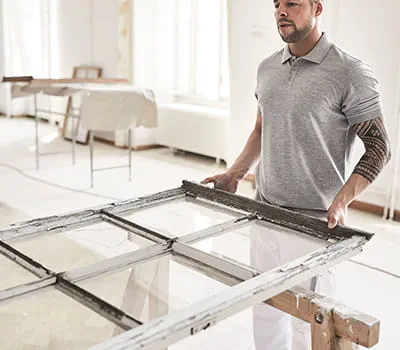 Ist-Zustand des Fensters begutachten.