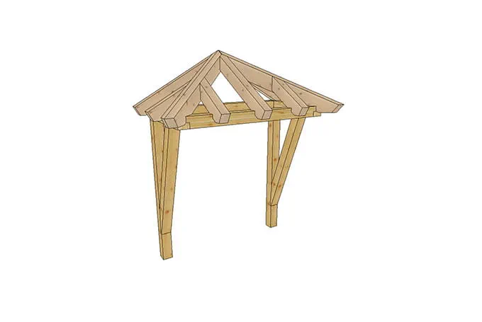Vordach selber bauen