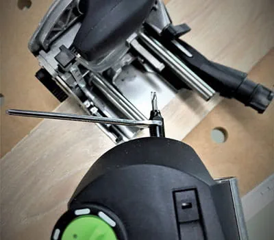 Dominofräser 4mm einbauen