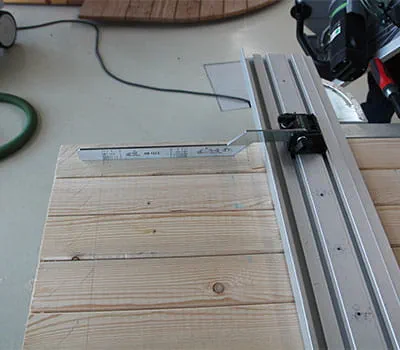 Führungsschiene ausrichten