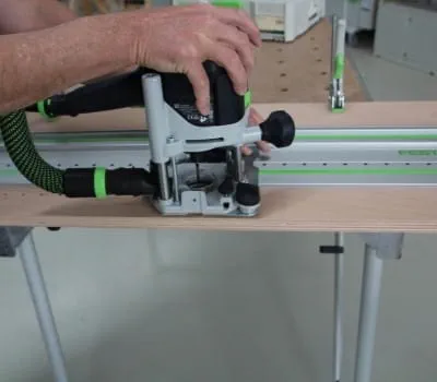 Herstellung der vorderen Lochreihen