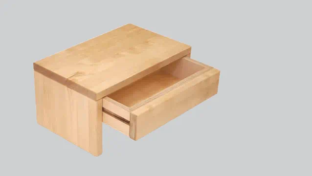 Hocker mit Schubladen