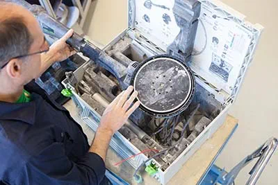 Die Planex Easy in der Festool Service Werkstatt