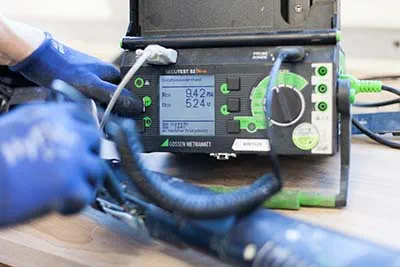 Test der Planex Easy in der Festool Service Werkstatt