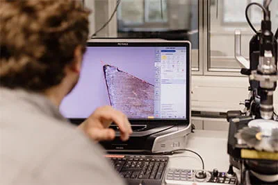 Entwicklungsingenieur Marco Haible und Produktmanager Jonas Wurster von Festool