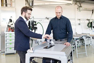 Die SawStop-Technologie in der Festool Tischkreissäge TKS 80