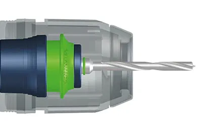 Rendering Centrotec Werkzeugfutter - das Schnellwechsel-System vereint Bohrfutter und Bithalter