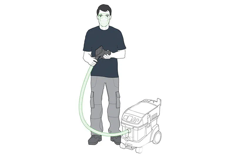 Das System der Festool Staubabsaugung