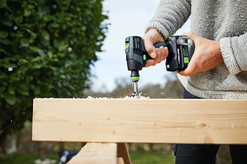 Der neue TXS 18 von Festool im Einsatz