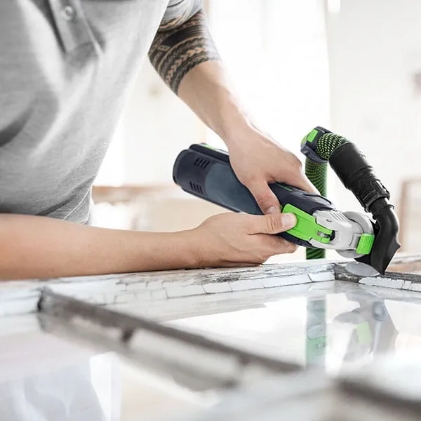 Der Vecturo OSC18 von Festool im Einsatz