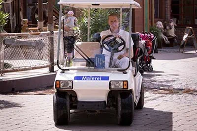 Malerarbeiten im Europapark