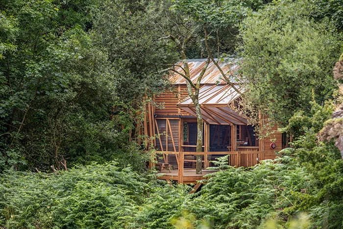 Ein Pub in den Wäldern Cornwalls